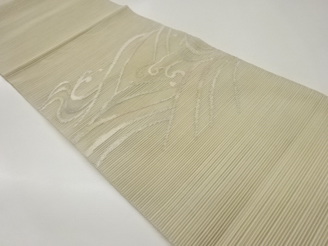 JAPANESE NAGOYA OBI FOR SUMMER / WOVEN ROUGH WAVE